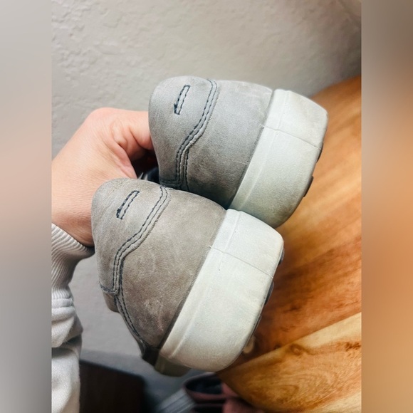 ECCO Men's Soft Lace 7 Long Sneakers wild Pigeon color - Picture 8 of 11